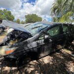 Toyota Prius 2012-2014 in a junkyard in the USA