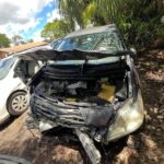 Toyota Prius 2012-2014 in a junkyard in the USA