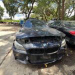 BMW 535i 2010-2013 in a junkyard in the USA