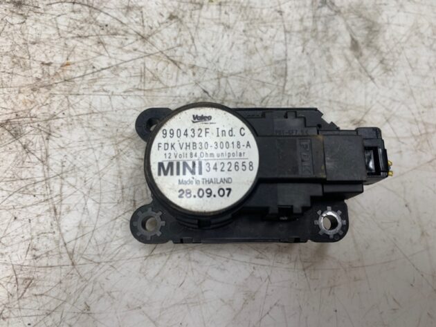 Used Heater Blend Door Actuator for MINI Cooper S Clubman 2007-2010 3422658, 990432F, VHB30-30018-A