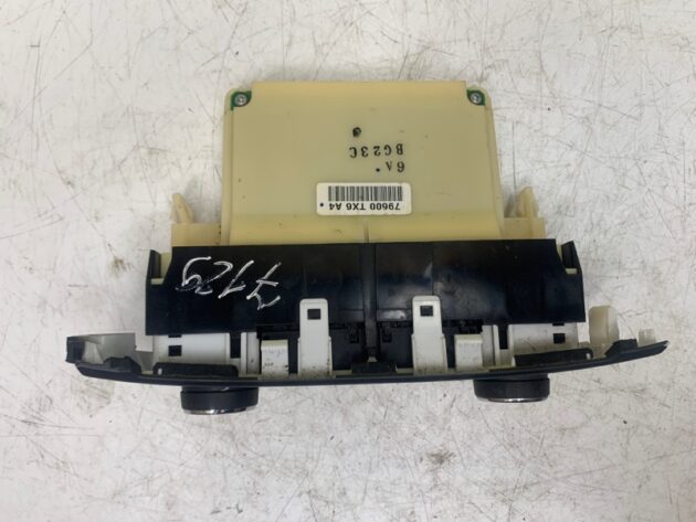 Used Front AC Climate Control Switch Panel for Acura ILX 2012-2015 79607-TX6-A41ZA, 79600TX6A4