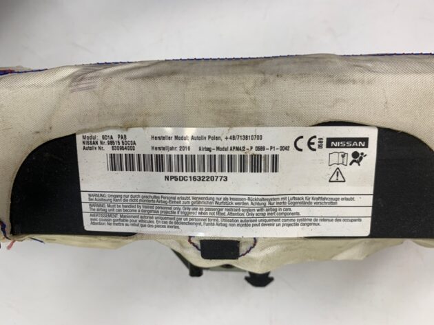 Used Passenger Side Dashboard Airbag for Infiniti QX30 2015-2019 985155DC0A