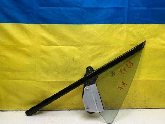Used Front Right Door Vent Window Glass for Bentley Continental GT 2005-2007 3W0837412C, 3W0837412F, 3W8845114C
