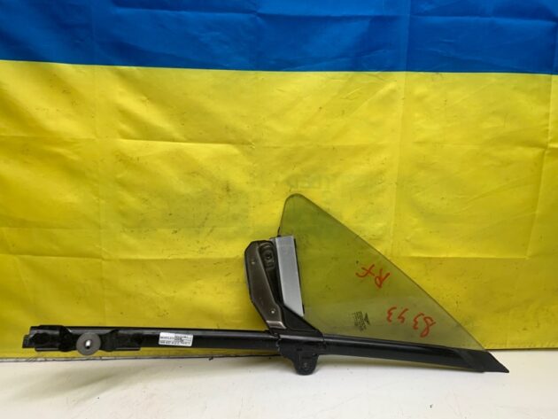 Used Front Right Door Vent Window Glass for Bentley Continental GT 2005-2007 3W0837412C, 3W0837412F, 3W8845114C