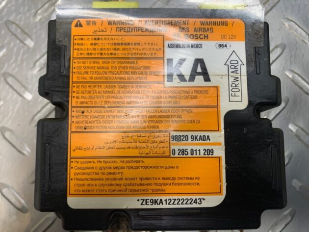 Used SRS AIRBAG CONTROL MODULE for Nissan Versa 2011-2014 988209ka0a