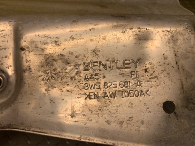 Used Catalyst Heat Shield for Bentley CONTINENTAL FLYING SPUR 05-13 3W5825681A