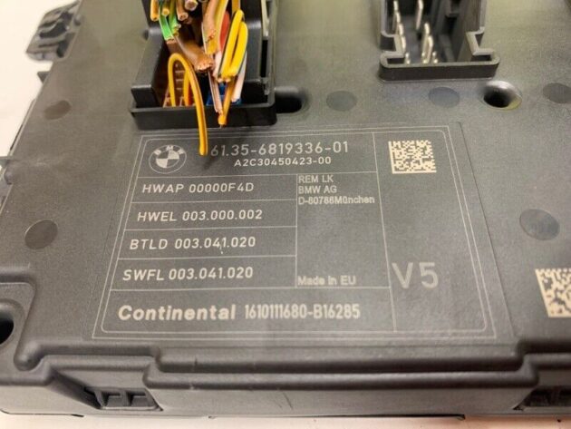 2016 2015 14 BMW 430I F32 Coupe Rear Body Control Electronic Computer Module OEM