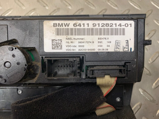 07 08 09 10 11 12 13 BMW 3 E90 A/c heater temperature climate control OEM