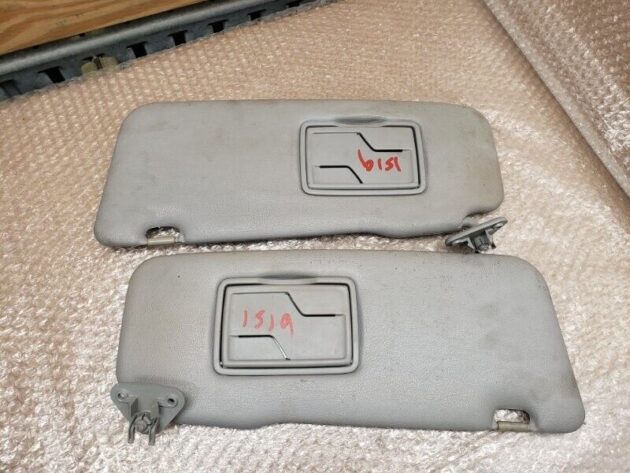 03 04 05 06 07 Mitsubishi Outlander Sun Visor Sunvisor Left & Right Set PAIR OEM