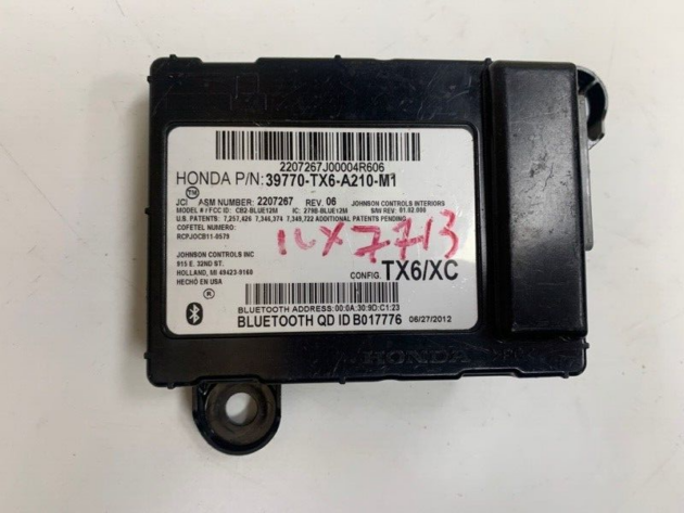 09 10 11 12 13 14 Acura ILX Communication Bluetooth Control Module OEM