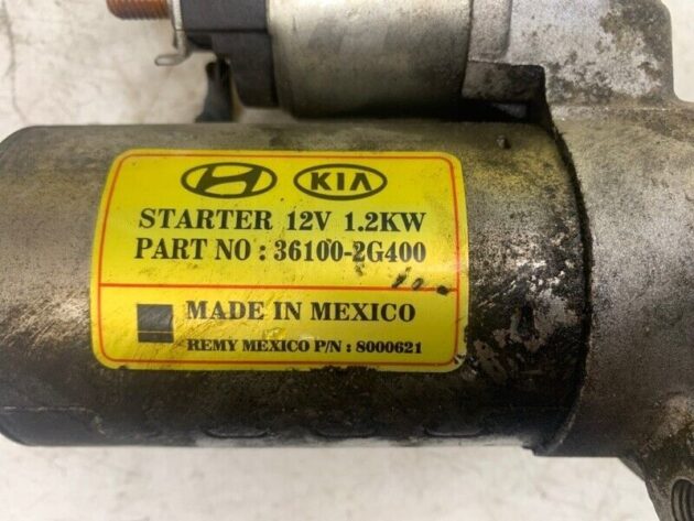 11 12 13 14 KIA Sorento Engine Starter Motor OEM 36100-2G400