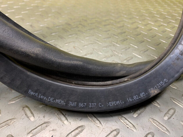 05 06 07 08 09 Bentley Continental GT Door Seal Rubber Weather-Strip On Body OEM