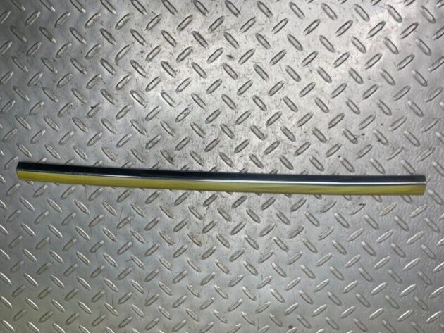 05 Bentley Continental Gt Rear Left Quarter Window Lower Chrome Trim Strip OEM