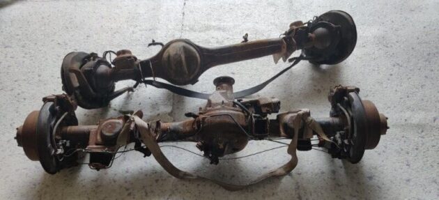 95 96 97 Lexus LX450 Front & Rear Axle & Differential Carrier Set OEM