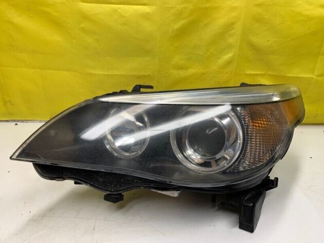 05 06 07 BMW 5 Series Left Driver LH Side Headlight Bi-Xenon Headlamp OEM