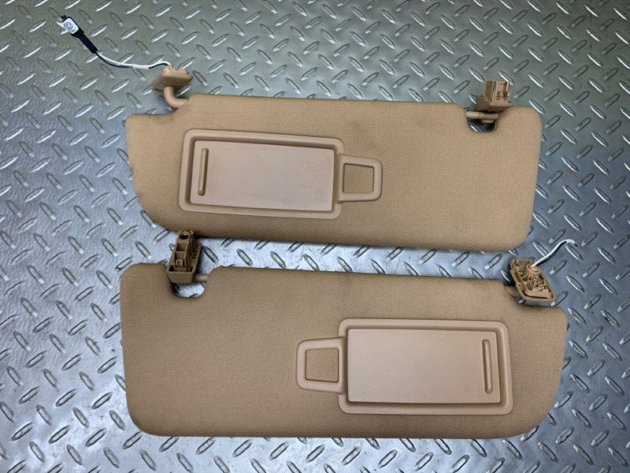 17 18 19 20 21 22 Porsche Panamera 971 Sunvisor Sun Visor Set OEM 971857551ADOP7