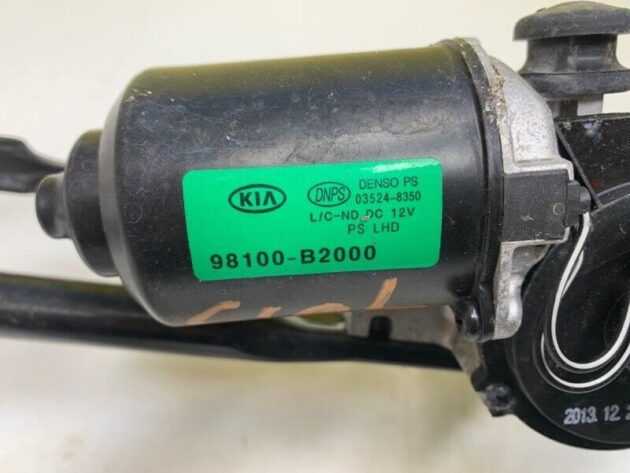 13 14 15 16 Kia Soul Front Windshield Wiper Motor W/ Regulator OEM 98100-B2000