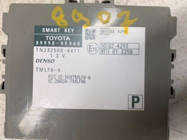 10 11 12 13 14 15 Lexus RX350 Smart Key Computer Control Module OEM 89990-0E060