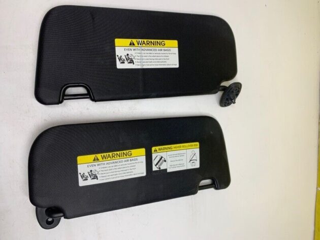 14 15 16 17 18 19 KIA Soul Sun Visor Left & Right Side PAIR Black OEM