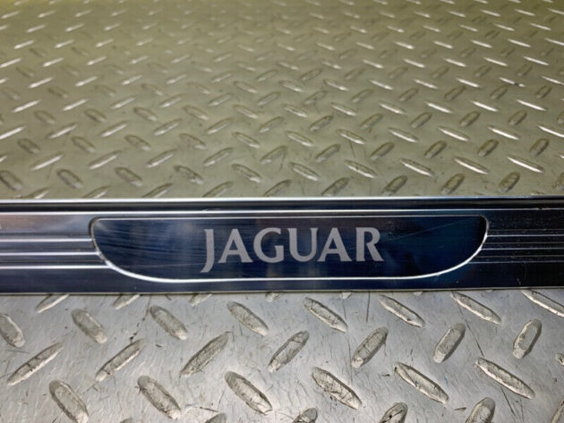 00 01 02 03 Jaguar S-Type Front Left Driver Sill Scuff Plate Chrome OEM