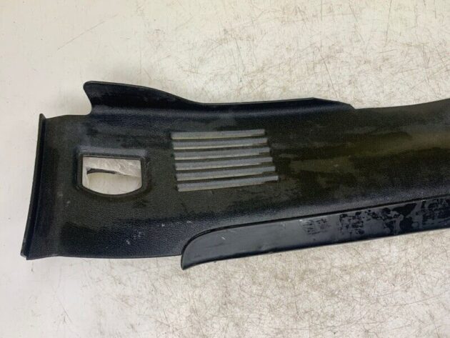 05 Bentley Continental GT Black Rear Luggage Trunk Trim Scuff Plate Panel OEM