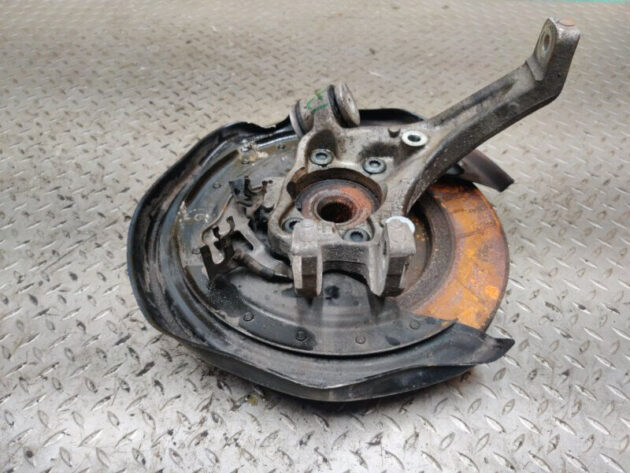 09 08 07 06 Bentley Flying Spur Rear Left Spindle Knuckle Hub w/ Brake Disc OEM