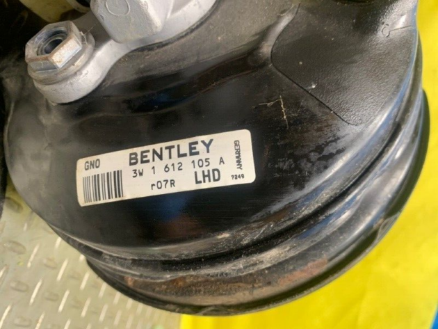 05 06 07 08 09 Bentley Continental Brake Booster & Master Cylinder OEM 3W1612105