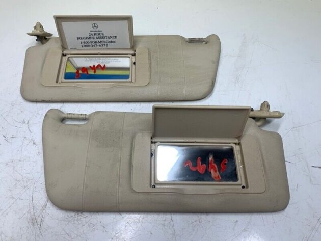 03 04 05 06 07 Mercedes-Benz CLK350 Sun Visor Passenger & Driver LH & RH PAIR