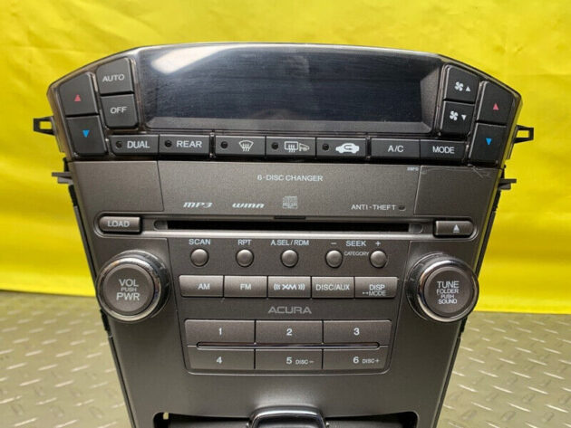 07 08 09 Acura MDX Radio Receiver CD Player & Heating Control OEM 39101-STX-A041