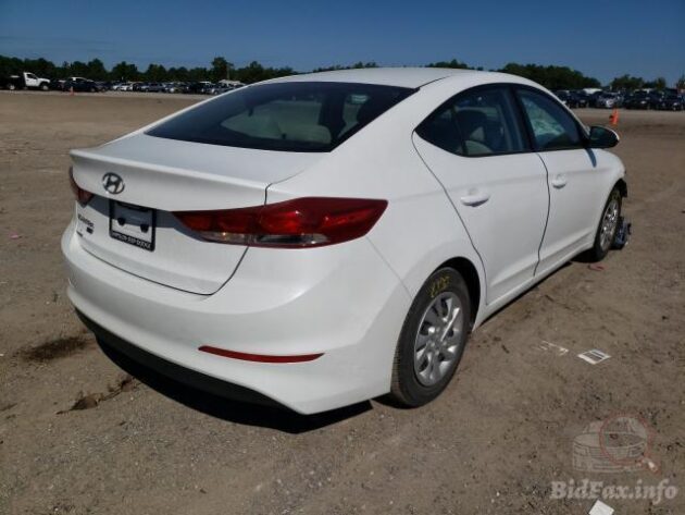 2018 2017 2016 Hyundai Elantra Rear Left Side Roof Grab Handle OEM