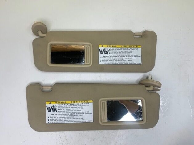 07 08 09 10 11 12 Lexus LS460 Sun Visor Left & Right Side Sunvisor PAIR OEM