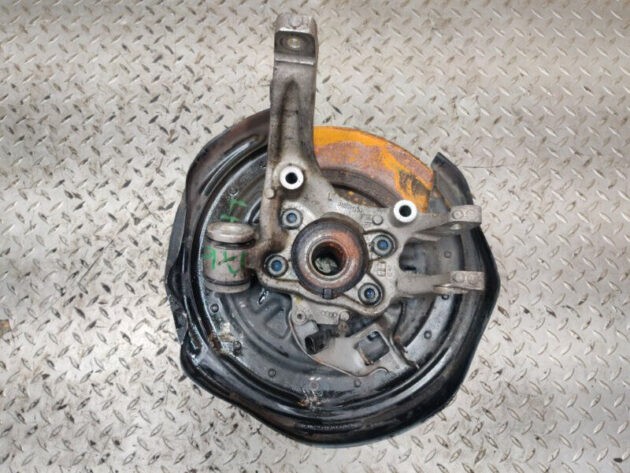 09 08 07 06 Bentley Flying Spur Rear Left Spindle Knuckle Hub w/ Brake Disc OEM