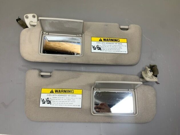 06 07 08 09 10 Hyundai Sonata Passenger & Driver Side Sun Visor Pair OEM