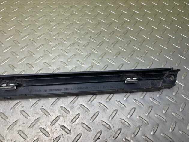 12 13 14 Porsche Cayenne Rear Left Driver Door Sill Scuf Plate Molding Trim OEM