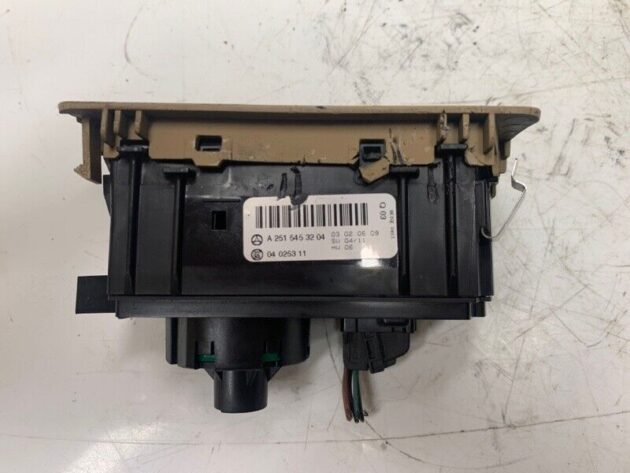 05 06 07 08 09 Mercedes-Benz W251 Headlight Control Switch Module OEM