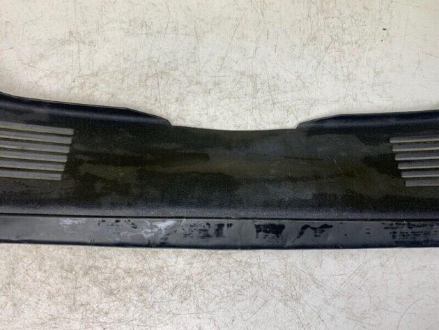 05 Bentley Continental GT Black Rear Luggage Trunk Trim Scuff Plate Panel OEM