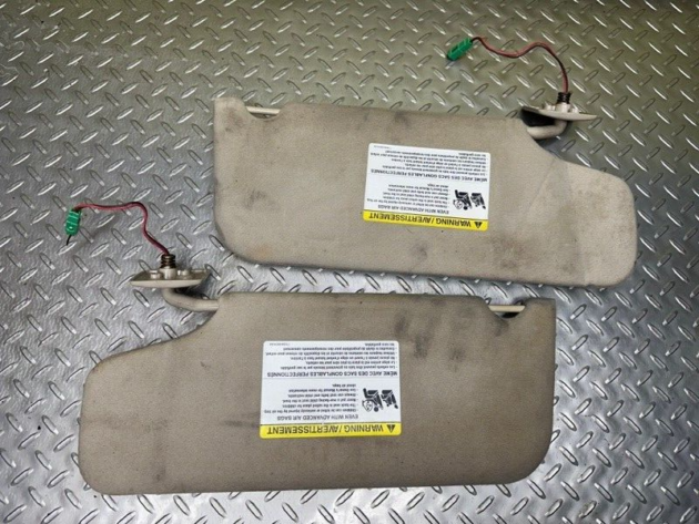 07 08 09 10 Ford Edge Left & Right PAIR Sun visor Sunvisor OEM