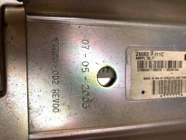 06 07 08 09 10 Infiniti M35 Audio Equipment Radio Amplifier OEM 28060EH11C