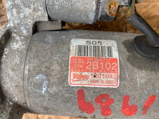 12 13 14 15 16 17 Hyundai Accent Engine Starter Motor OEM 36100-2B102