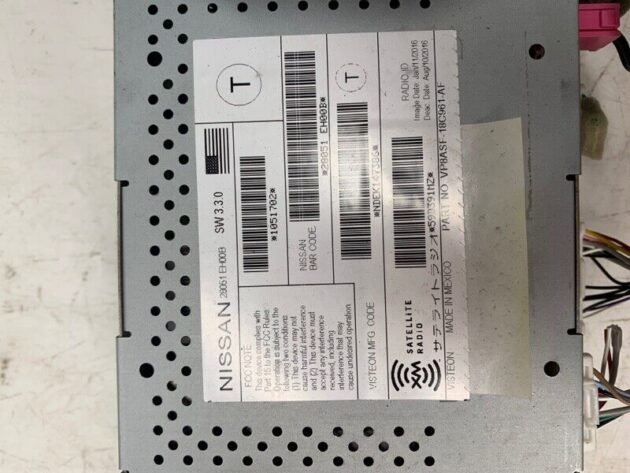 2016 16 Infiniti QX60 BLUETOOTH TELEPHONE Control Module OEM 283839DF0B