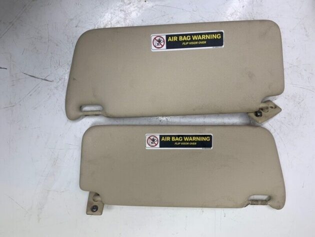 03 04 05 06 07 Mercedes-Benz CLK350 Sun Visor Passenger & Driver LH & RH PAIR