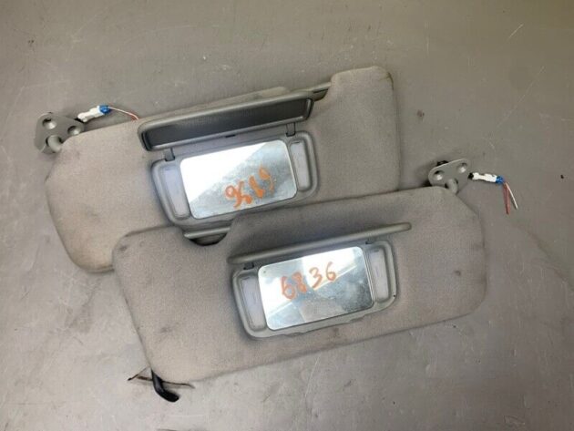 97 98 9 00 01 Lexus ES300 Sun Visor Sunvisor Left & Right Side Pair OEM