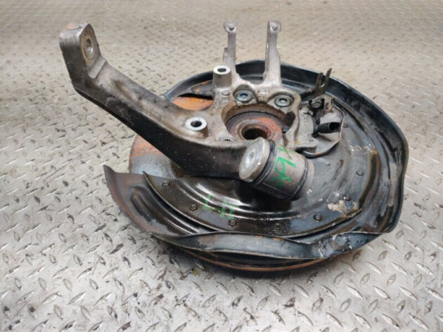 09 08 07 06 Bentley Flying Spur Rear Left Spindle Knuckle Hub w/ Brake Disc OEM