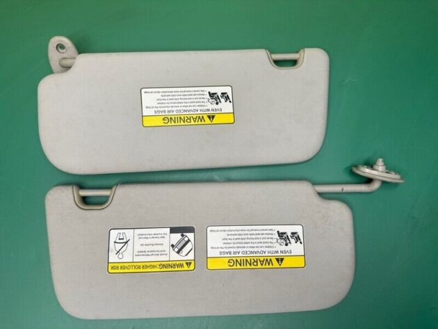 14 15 16 17 18 19 KIA Soul PS Driver & Passenger Sun Visor Sunvisor Pair OEM