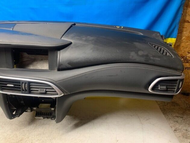 2017 2018 2019 Infiniti QX30 Front Dash Board Instrument Panel Leather Black OEM