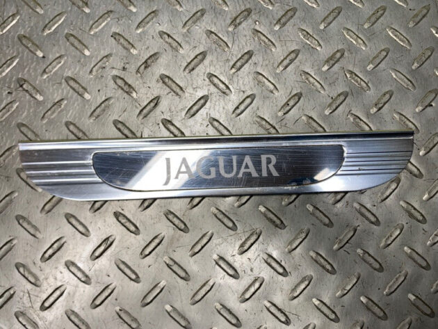 00 01 02 03 Jaguar S-Type Rear Right Passenger Sill Scuff Plate Chrome OEM