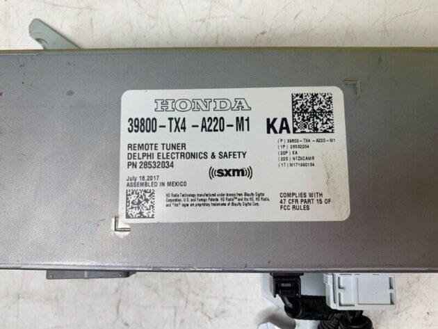 2018 18 17 16 Acura RDX Module Computer OEM 39800-TX4-A22