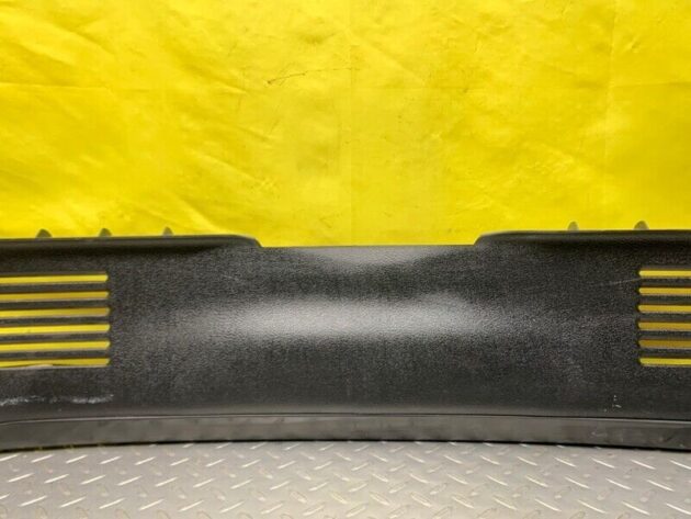 05 Bentley Continental GT Black Rear Luggage Trunk Trim Scuff Plate Panel OEM