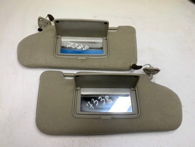 05 06 07 08 Infiniti FX35 Front Left & Right Side Sun Visor Sunvisor PAIR OEM