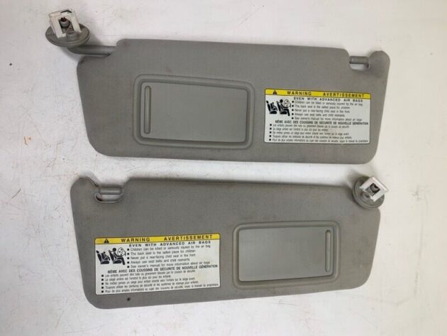 07 08 09 10 Lexus GS300 GS350 Passenger RH & Driver LH Sun Visor SET PAIR OEM